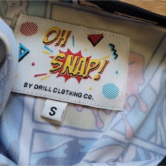 Oh Snap! by Drill Clothing Comics Graphic T Shirt Mens Small - Picture 3 of 5